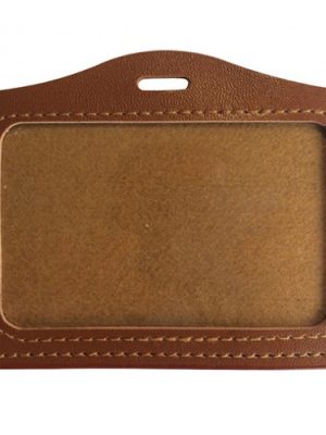 porte badge cuir