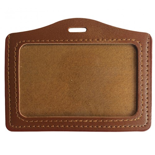 porte badge cuir